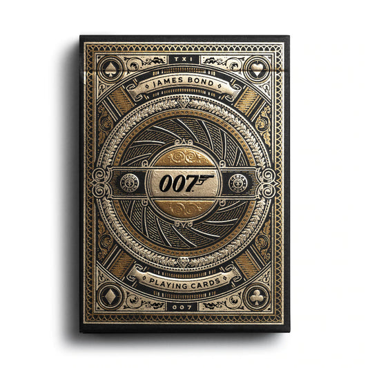 Bicycle Premium Playing Card Deck: Theory 11: James Bond 007 Gilded Embossed Cards