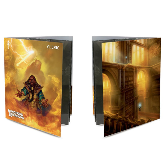 Cleric Official D&D Character Folio Portfolio Organizer Folder