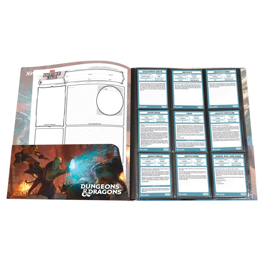 Monk Official D&D Character Folio Portfolio Organizer Folder