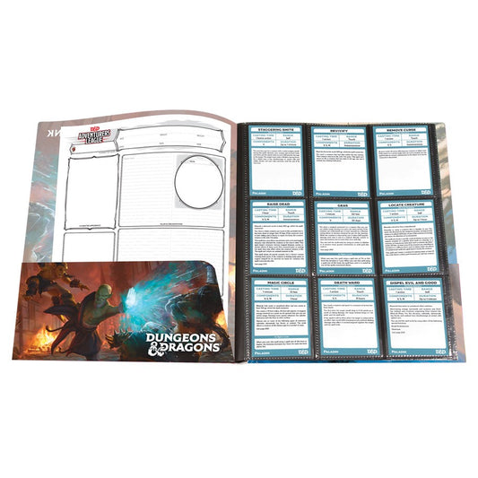 Monk Official D&D Character Folio Portfolio Organizer Folder