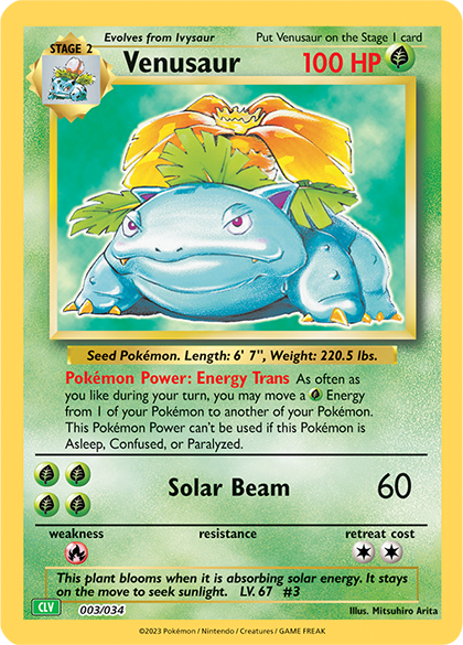 Re-release of the original Venusaur