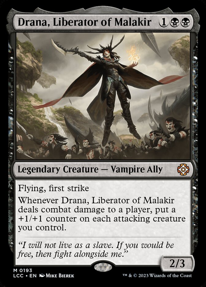 Drana, Liberator of Malakir (193) - The Lost Caverns of Ixalan Commander (LCC)