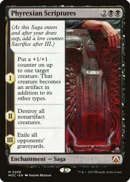 Phyrexian Scriptures (266) - March of the Machine Commander (MOC)
