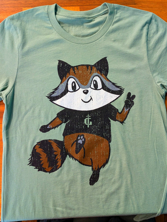 Geek Peek Official T-Shirt Peace Racoon "Can I Has Sparkleboard" 2025 Drop