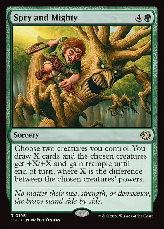 Spry and Mighty (195) - Lorwyn Eclipsed (ECL)