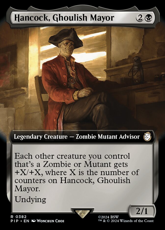 Hancock, Ghoulish Mayor (382) - Fallout (PIP)