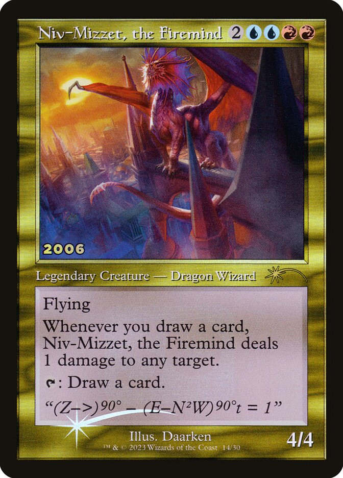 Niv-Mizzet, the Firemind (14) - 30th Anniversary Play Promos (P30A)