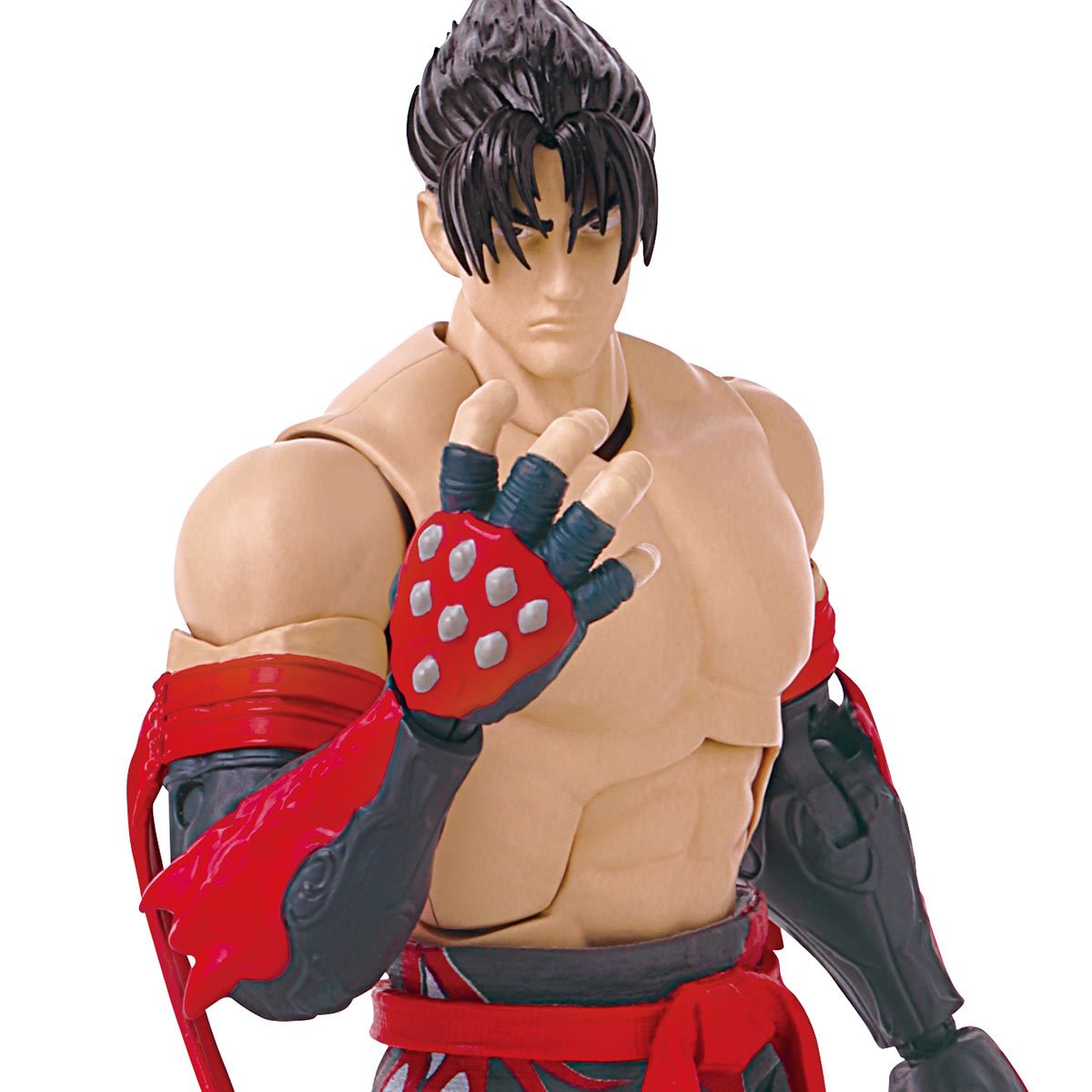 Game Dimensions Tekken 8 Jin Kazama Round 2 Action Figure - 6.5in Tall Close Up Face