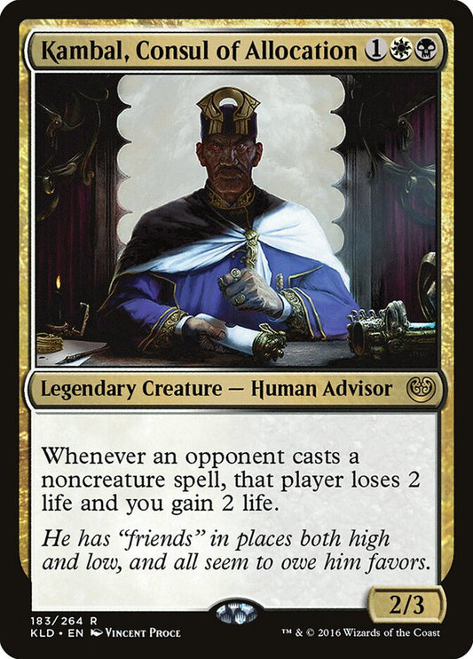 Kambal, Consul of Allocation (183) - Kaladesh (KLD)