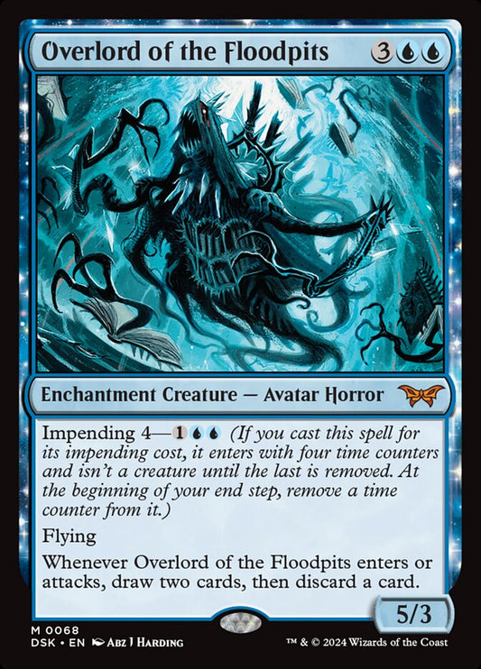 Overlord of the Floodpits (68) - Duskmourn: House of Horror (DSK)