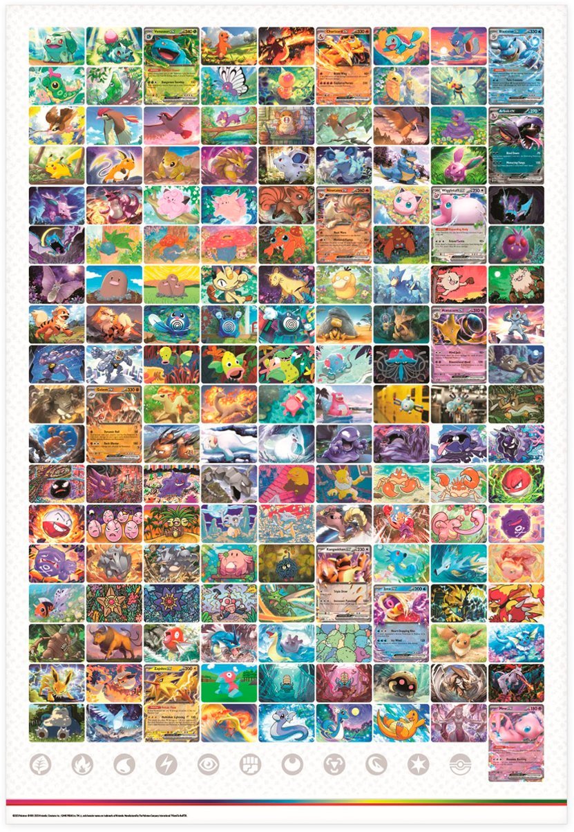 Pokemon Scarlet & Violet 151 Poster Collection Poster Front