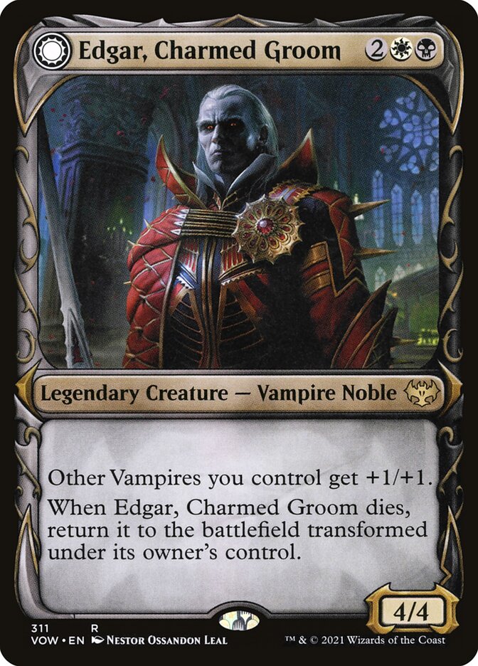 Edgar, Charmed Groom // Edgar Markov's Coffin (311) - Innistrad: Crimson Vow (VOW)