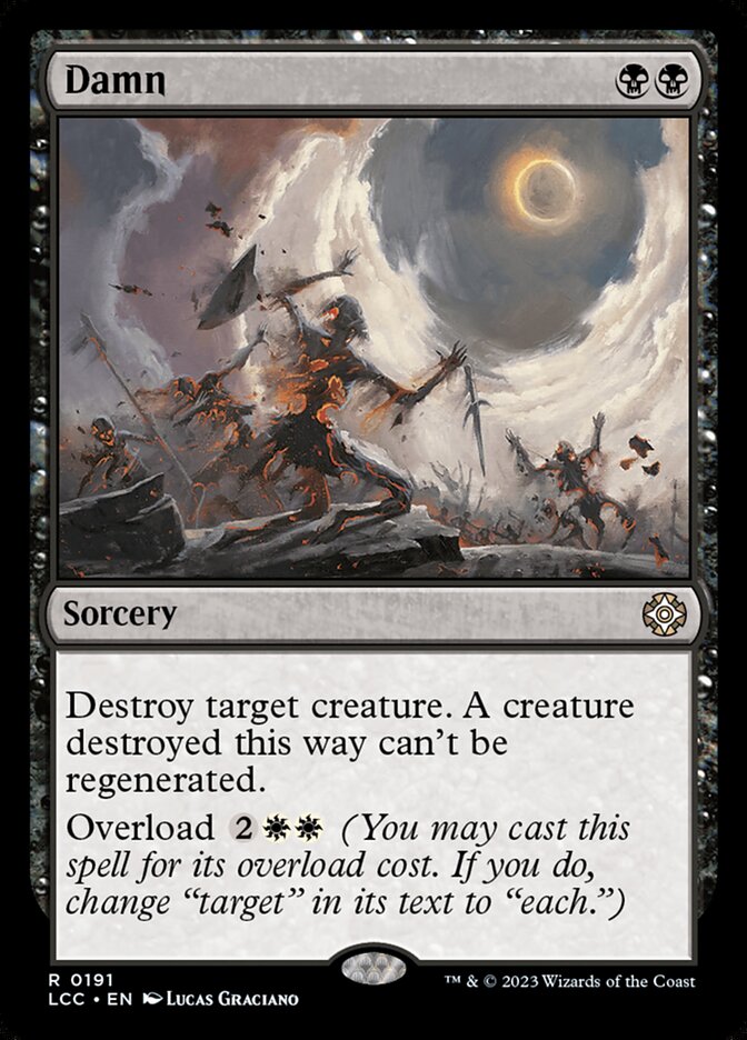 Damn (191) - The Lost Caverns of Ixalan Commander (LCC)