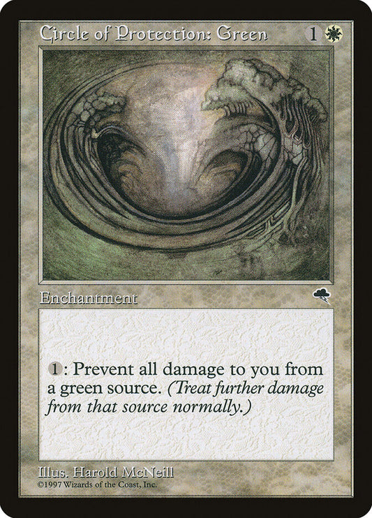 Circle of Protection: Green (10) - Tempest (TMP)