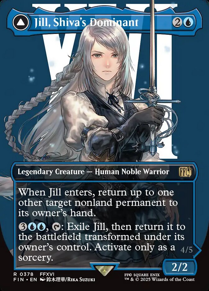 Jill, Shiva's Dominant // Shiva, Warden of Ice (378) - Final Fantasy (FIN)