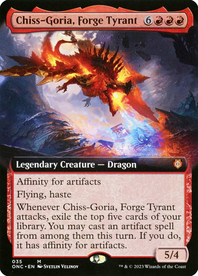 Chiss-Goria, Forge Tyrant (35) - Phyrexia: All Will Be One Commander (ONC)