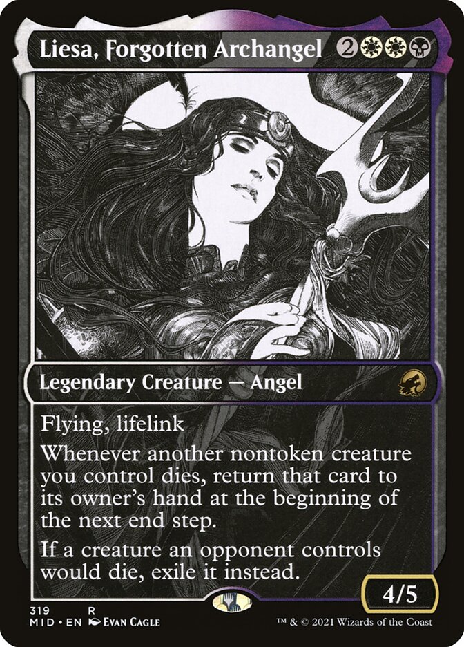 Liesa, Forgotten Archangel (319) - Innistrad: Midnight Hunt (MID)