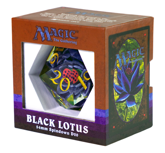 Magic The Gathering Limited Edition Black Lotus Oversized Spindown D20 - 54mm In Box