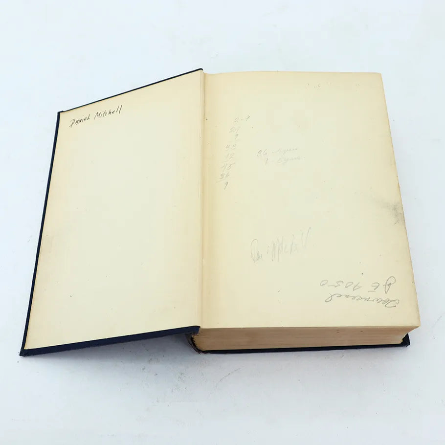 1946 Understanding Poetry Cleanth Brooks Jr Robert Penn Warren Hardcover Book Inside Cover with Writing