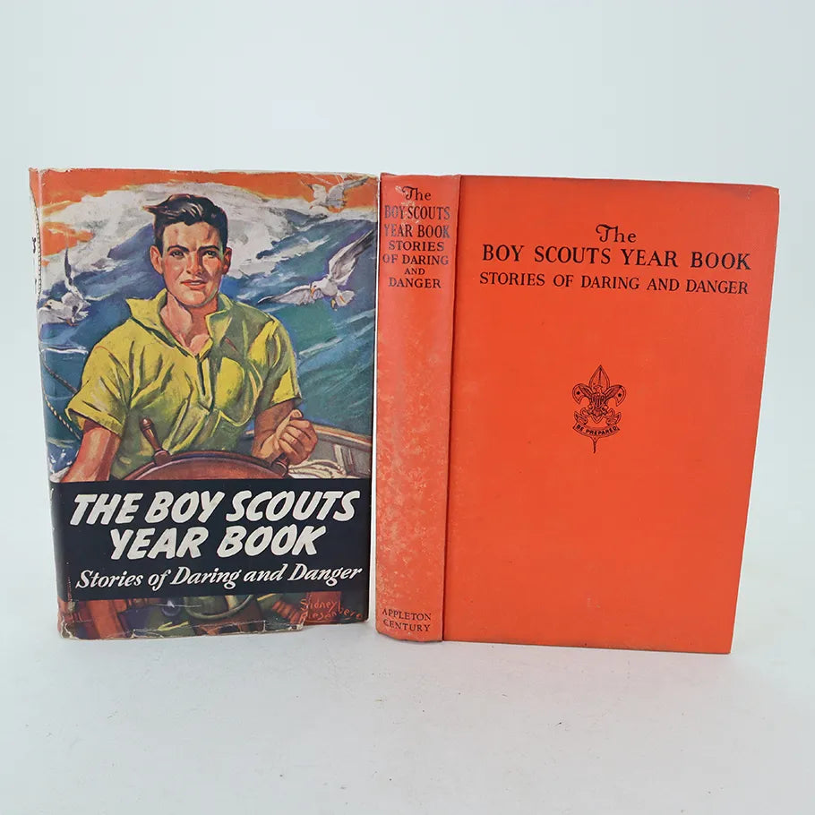 1939 The Boy Scouts Year Book Stories of Daring and Danger Franklin K Mathiews Hardcover Book Front Cover