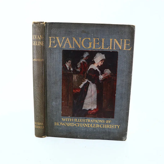 1905 Evangeline Henry Wadsworth Longfellow Hardcover Book Front