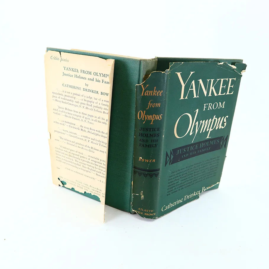 1944 Yankee from Olymus Justice Holmes and his Family Catherine Drinker Brown Hardcover Book Front Side View
