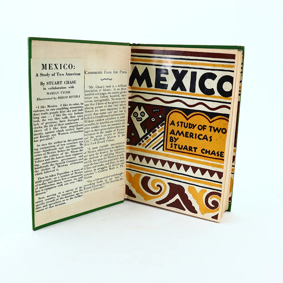 1931 Mexico Stuart Chase Hardcover Book Iniside Cover
