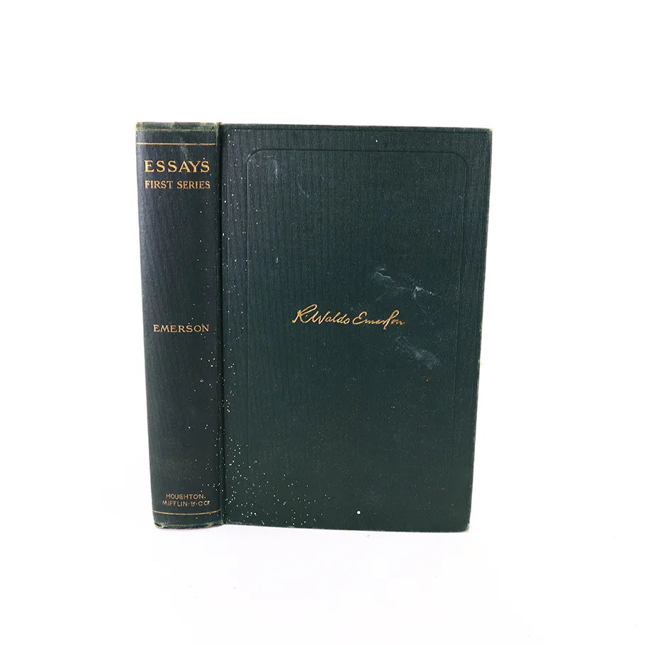 1903 The Complete Works of Ralph Waldo Emerson Centenary Edition Vol II Essays First Series Hardcover Book Front Cover View