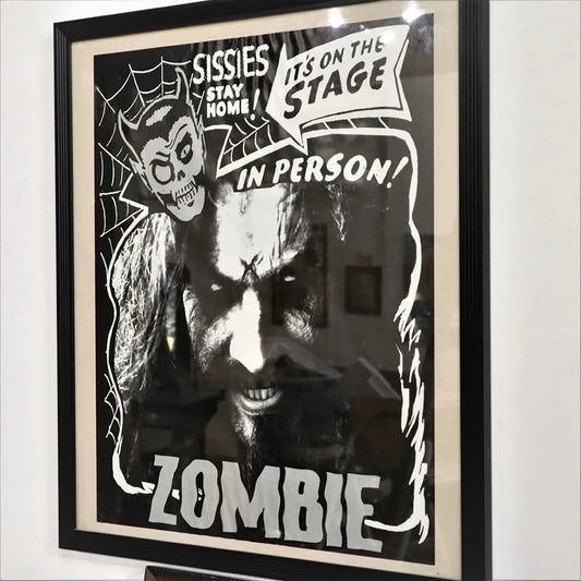 2012 Framed Rock Promo Poster for Rob Zombie "Sissies Stay Home"