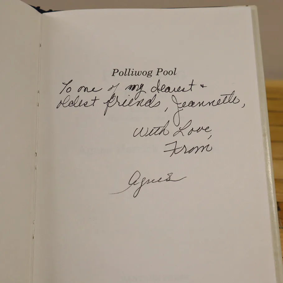 Set Signed Agnes Herrick Platenius With Peter on the Farm Polliwog Pool Hardcover Books Inside Front Page Signed