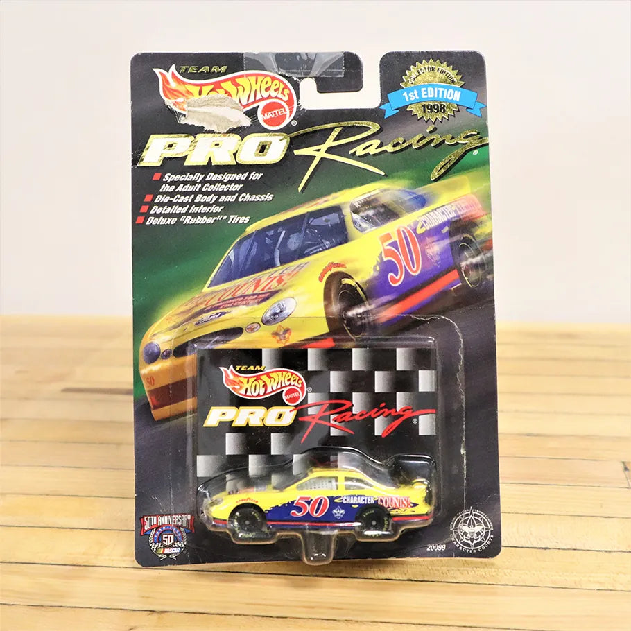 Hot Wheels Team Pro Racing Character Counts 50th Anniversary Goodyear Eagle Front View