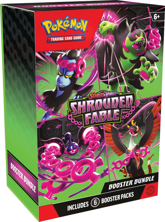 Pokemon TCG: Scarlet & Violet 6.5 - Shrouded Fable Booster Bundle - Pre-Order Release 09/06/24