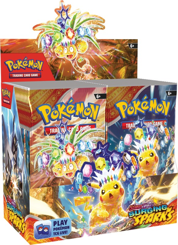Pokemon TCG: Scarlet & Violet 8 - Surging Sparks Booster Box - Pre-Ord TheGeekPeek Pokemon TCG: Scarlet & Violet 8 - Surging Sparks Booster Box - Pre-Ord TheGeekPeek