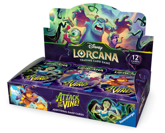 Lorcana TCG: Attack of the Vine! Booster Display Box - Pre-Order Releases on 07/24/2026