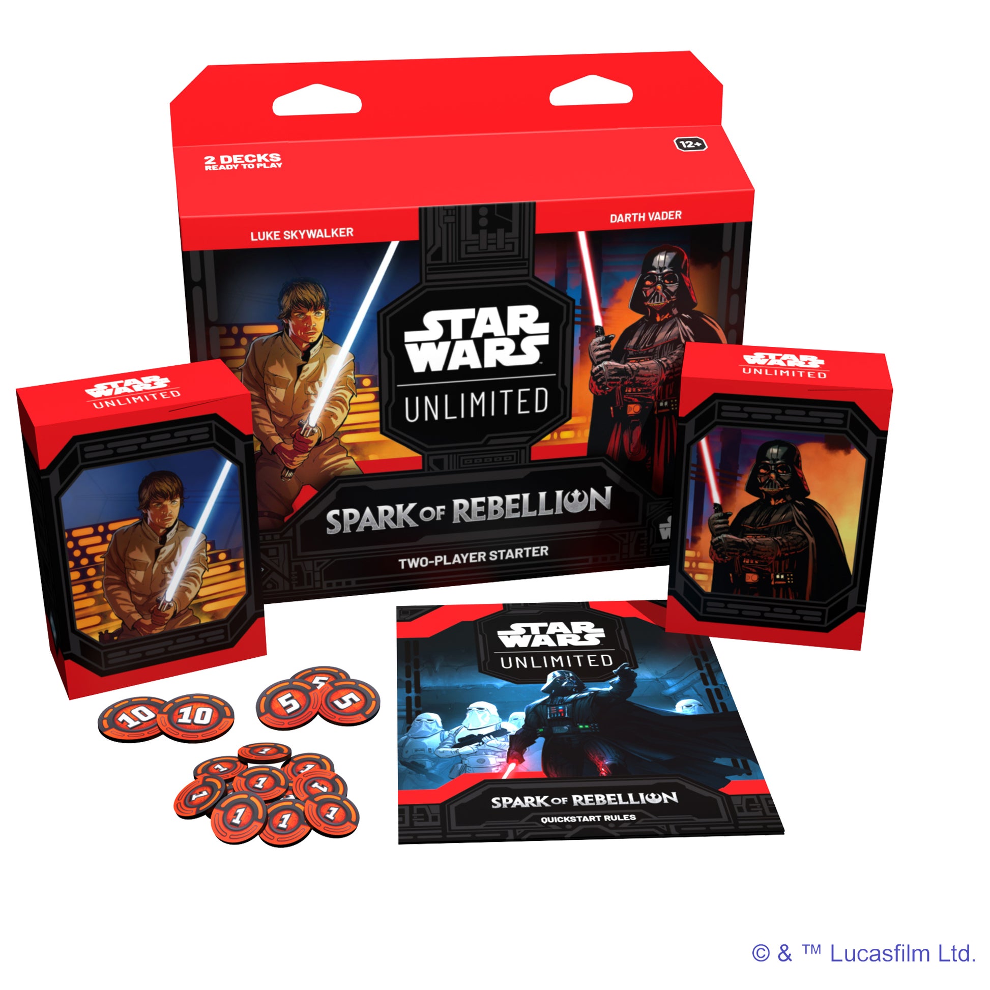 Star Wars Unlimited Spark of Rebellion 2-Player Starter Kit