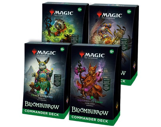 Magic: The Gathering - Bloomburrow Commanders Set of 4 - Pre-Order Releases on 08/02/24