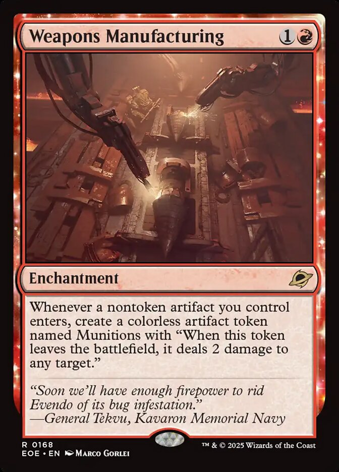 Weapons Manufacturing (168) - Edge of Eternities (EOE)