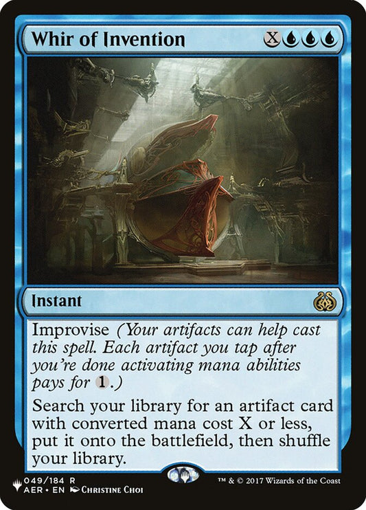 Whir of Invention (AER-49) - The List (PLST)