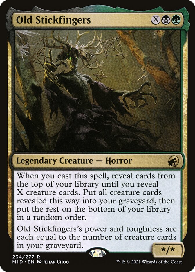 Old Stickfingers (234) - Innistrad: Midnight Hunt (MID)