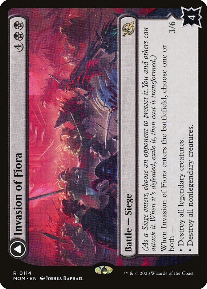 Invasion of Fiora // Marchesa, Resolute Monarch (114) - March of the Machine (MOM)