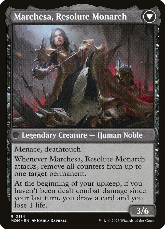 Invasion of Fiora // Marchesa, Resolute Monarch (114) - March of the Machine (MOM)