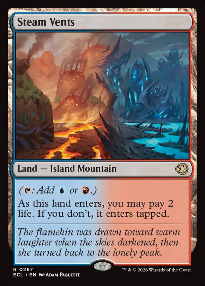 Steam Vents (267) - Lorwyn Eclipsed (ECL)