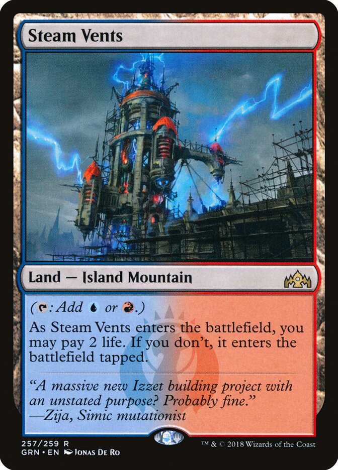 Steam Vents (257) - Guilds of Ravnica (GRN)