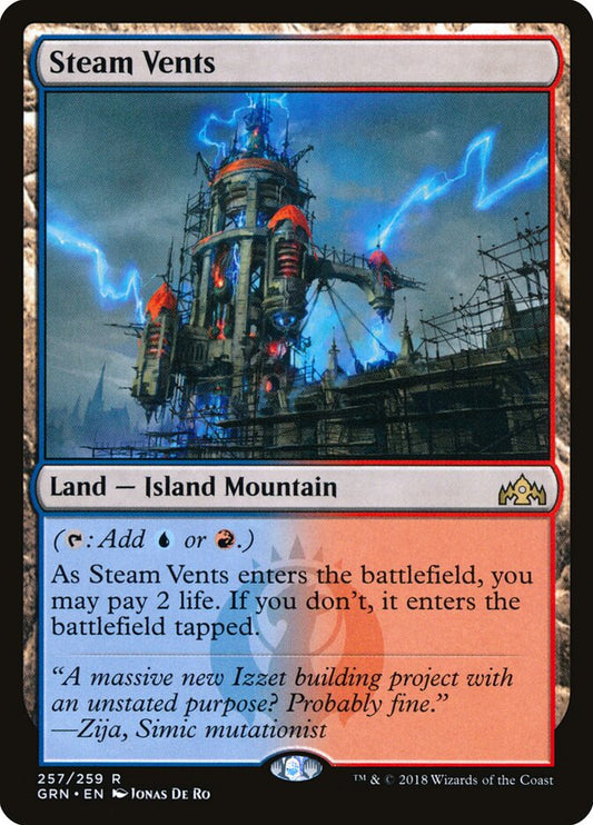 Steam Vents (257) - Guilds of Ravnica (GRN)