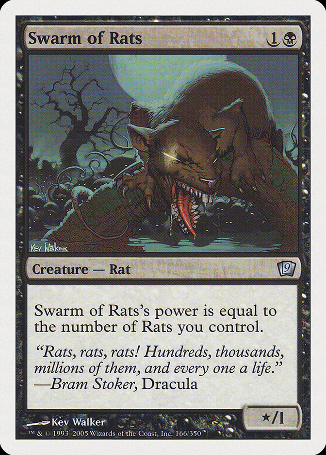 Swarm of Rats (166) - Ninth Edition (9ED)