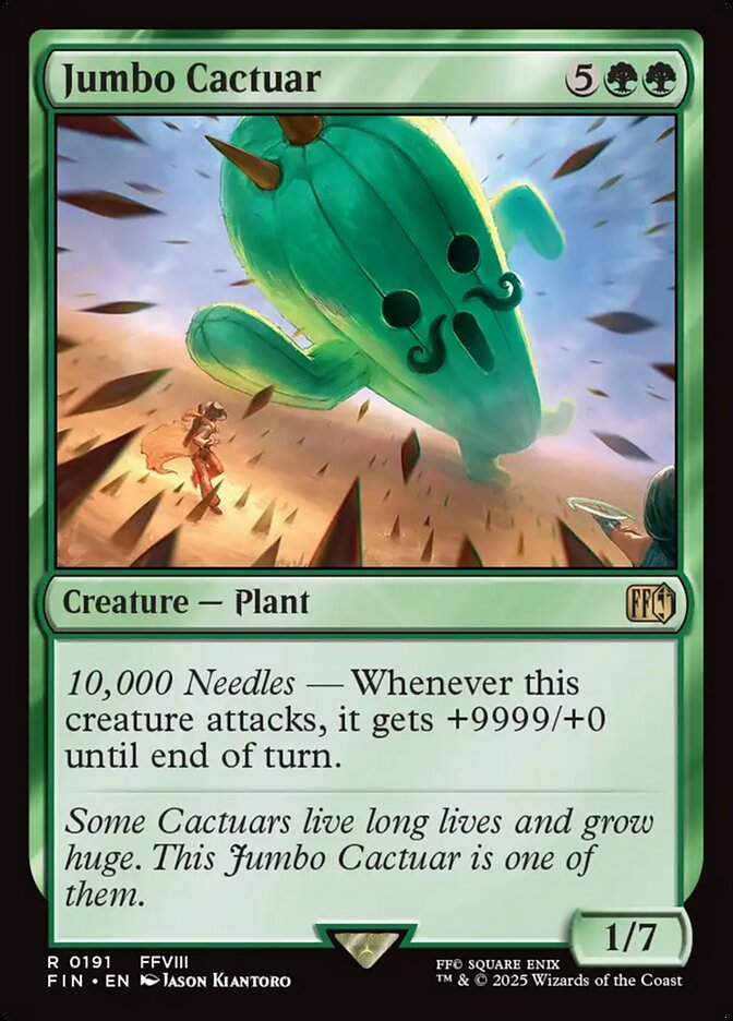 Jumbo Cactuar (191) - Final Fantasy (FIN)