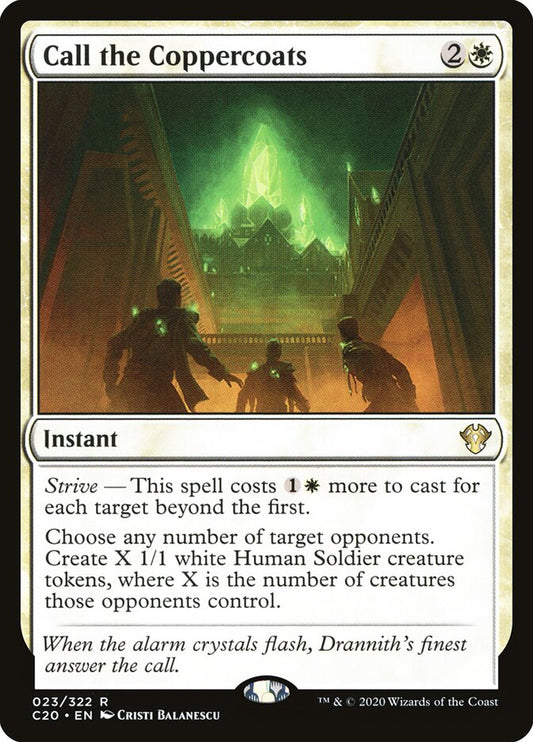Call the Coppercoats (23) - Commander 2020 (C20)