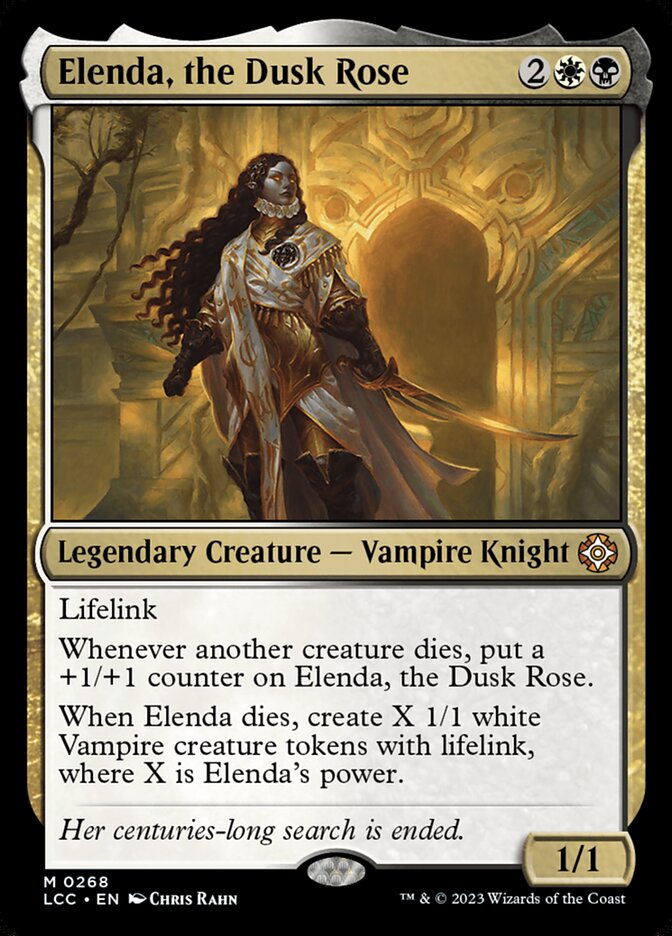 Elenda, the Dusk Rose (268) - The Lost Caverns of Ixalan Commander (LCC)