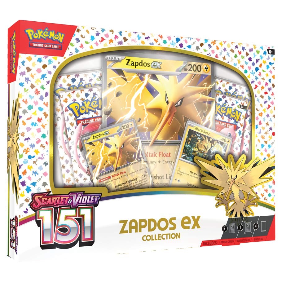Pokemon Scarlet & Violet 151 Zapdos EX Box Set