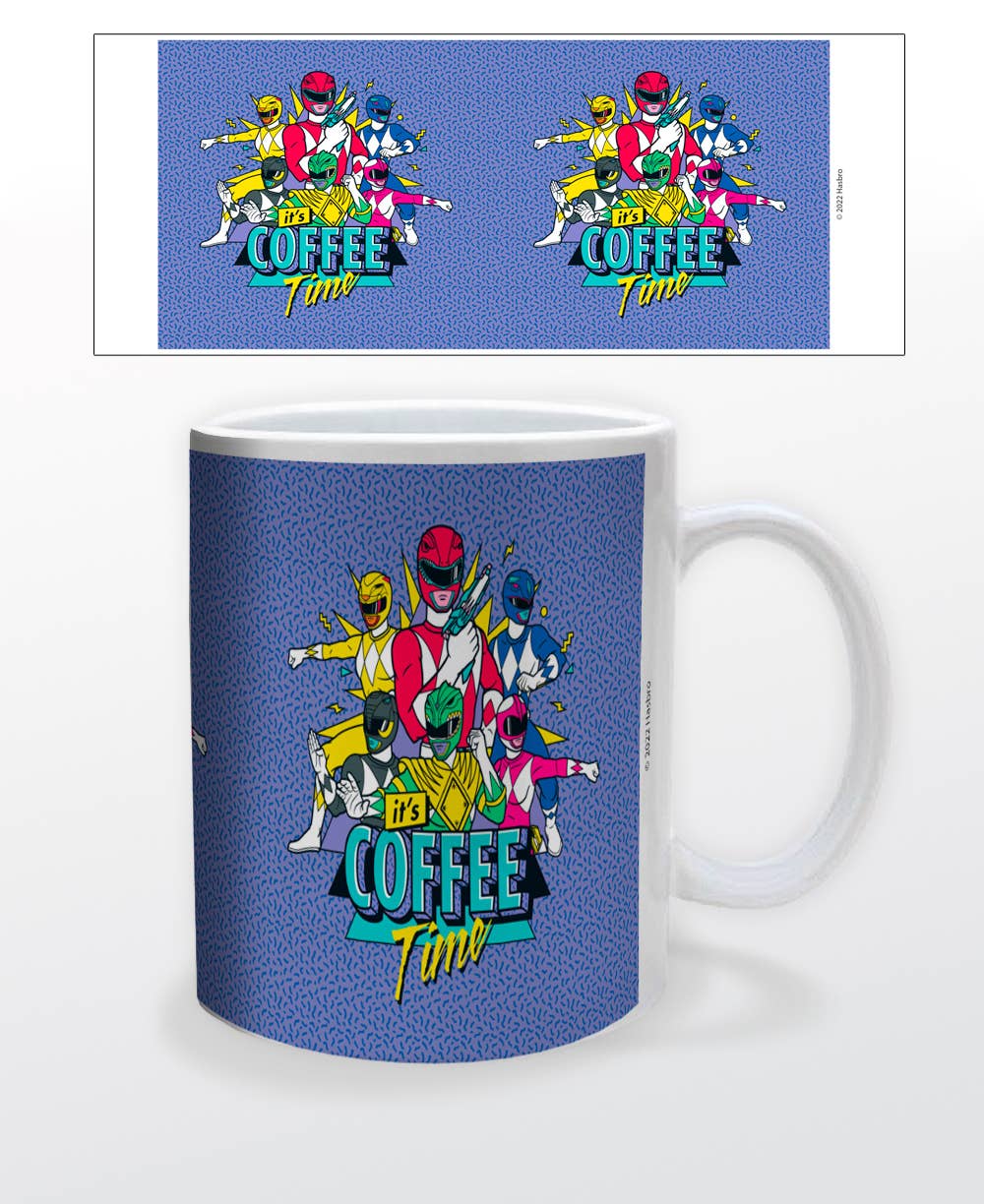 Power Rangers- Coffee Time 11 oz Ceramic Mug with Giftbox